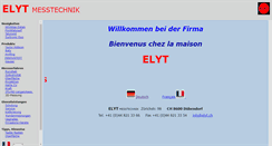 Desktop Screenshot of elyt.ch