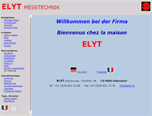 Tablet Screenshot of elyt.ch